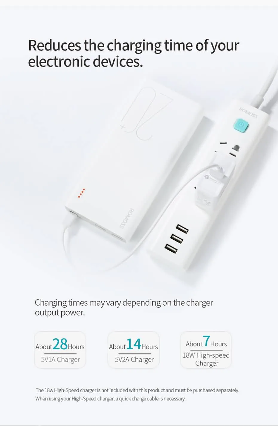ROMOSS Sense 6+ Power Bank With PD3.0 - Image 4