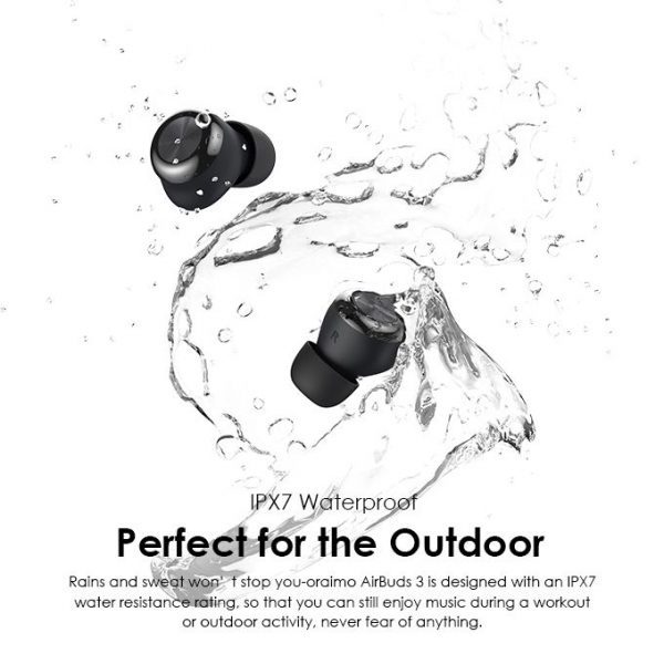 Oraimo Airbuds 3 Powerful Bass Ipx7 Waterproof Tws True Wireless Earbuds2 Ukamart