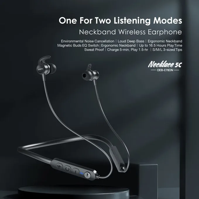 Oraimo Necklace 5C-Neckband Earphone6