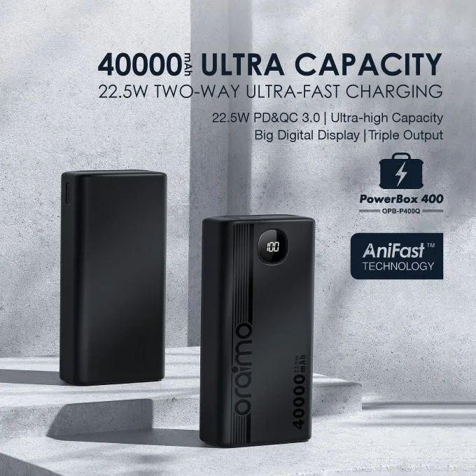 Oraimo PowerBox 40000mAh Power Bank 4 Oraimo PowerBox 40000mAh Power Bank - Image 4