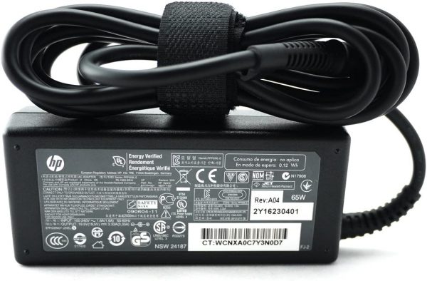 Hp 65W 19.5V 3.33A Ac Adapterbattery Chargerpower Supply With Power Cord For Hp Ukamart