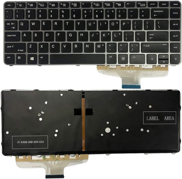 Laptop Backlit Us Keyboard Replacement For Hp Elitebook Folio 1040 G3 Ukamart