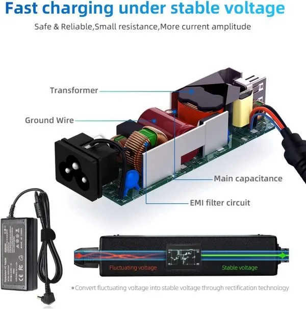Toshiba Charger AC Adapter - Image 4