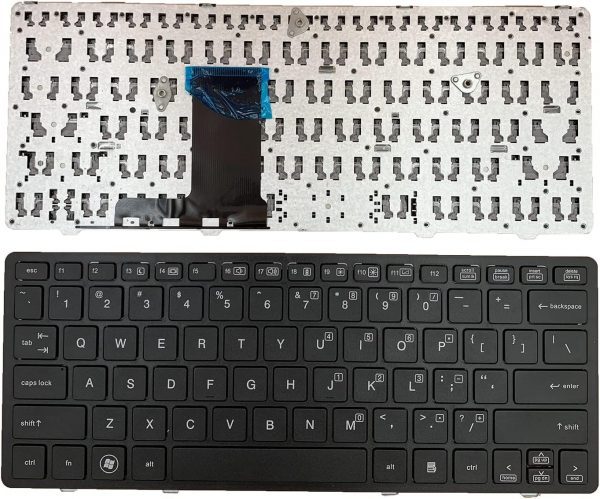 Laptop Replacement Us Layout Keyboard For Hp Elitebook 2560 2560P 2570 2570P Black Frame Ukamart
