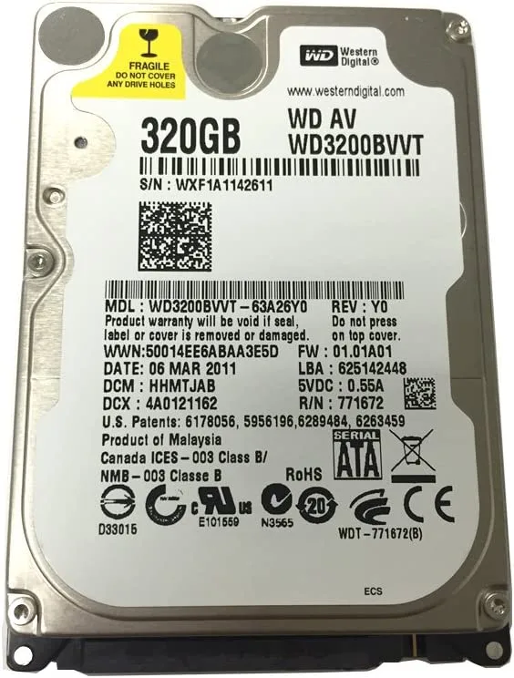 Western Digital Notebook Hard Drive