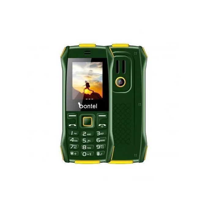 Bontel L400 Phone With Big Torch Light - Green