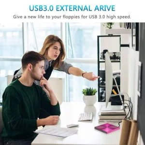 USB 3.0 External DVD Burner DVD-RW CD-ROM Player