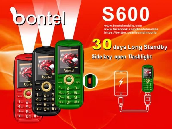 Bontel S600 1.44 Screen, 2500 Mah Battery