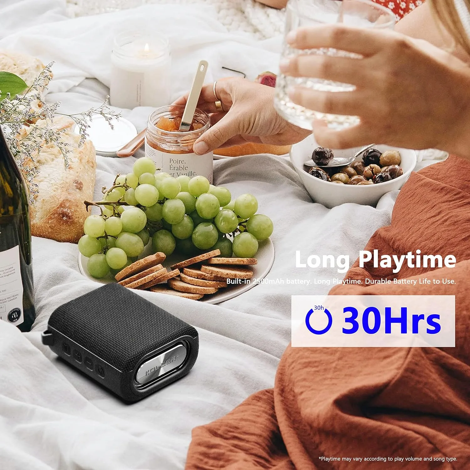 Koleer S31 Wireless Speaker 4 Koleer S31 Waterproof Wireless Bluetooth Bass Speaker