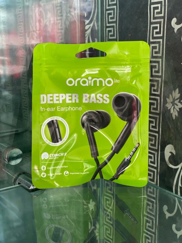 Oraimo Bass Stereo In Ear Earphone564