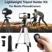Phone And Camera Tripod Stand Kit With Holder5