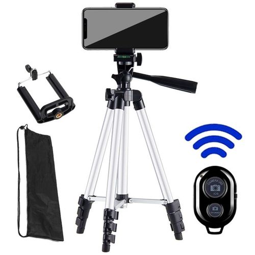 Phone And Camera Tripod Stand Kit With Holder77