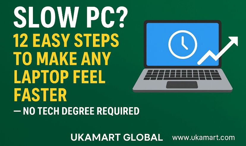 Slow PC? 12 Easy Steps to Make Any Laptop Feel Faster — No Tech Degree Required