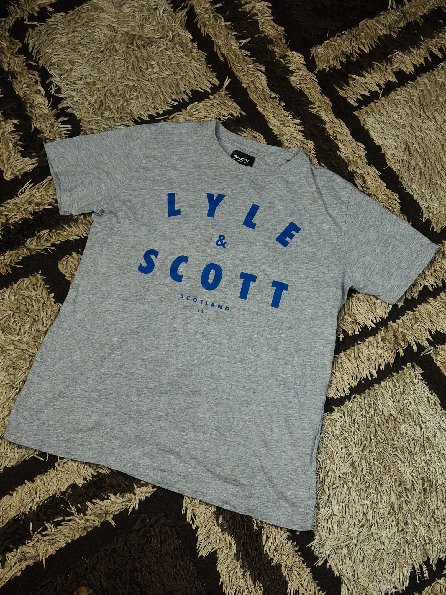 10 to 15 years Children Grey Lyle and Scott Crewneck Polo