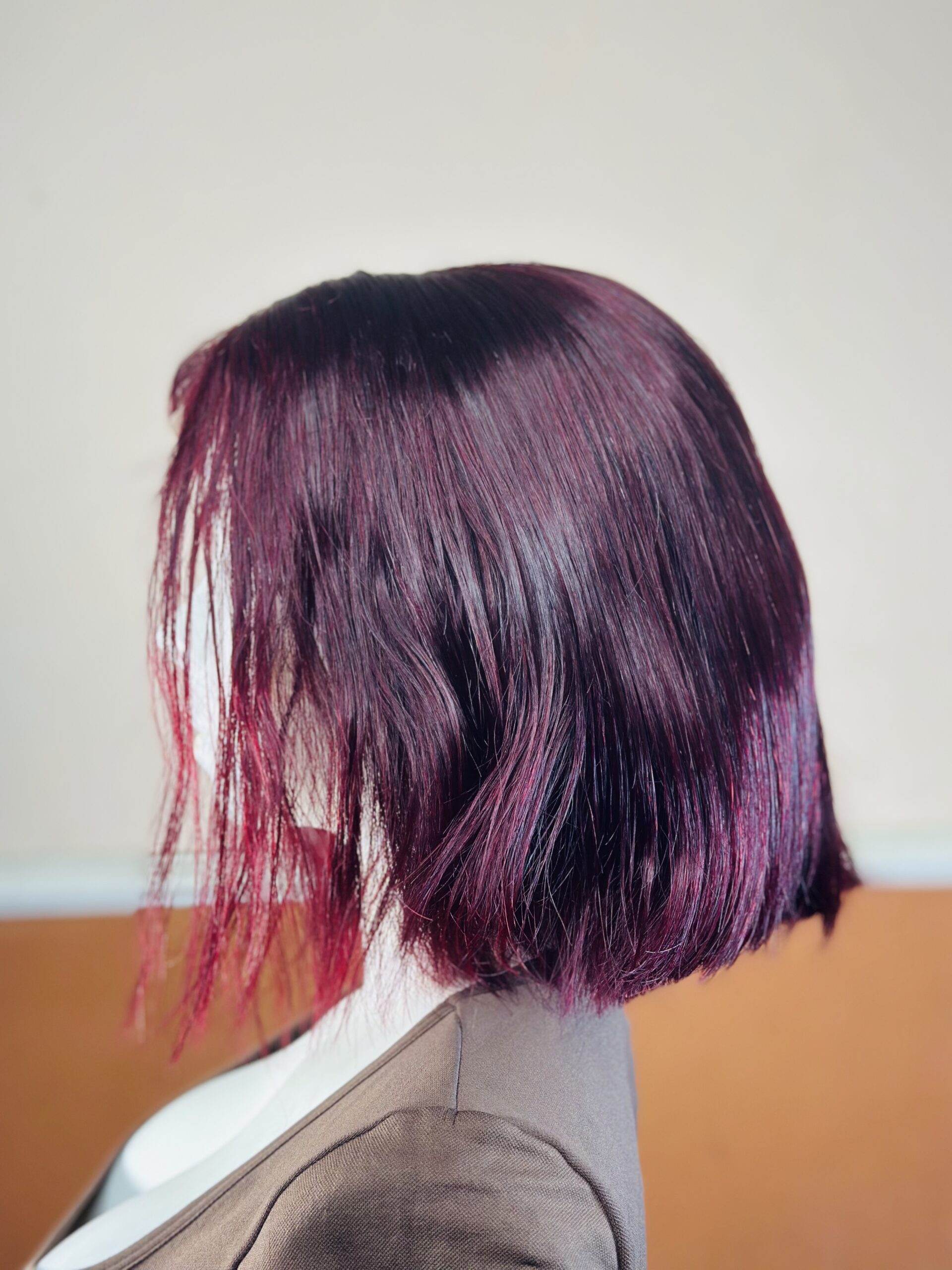 10inch Burgundy Bob Wig
