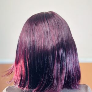 10inch Burgundy Bob Wig
