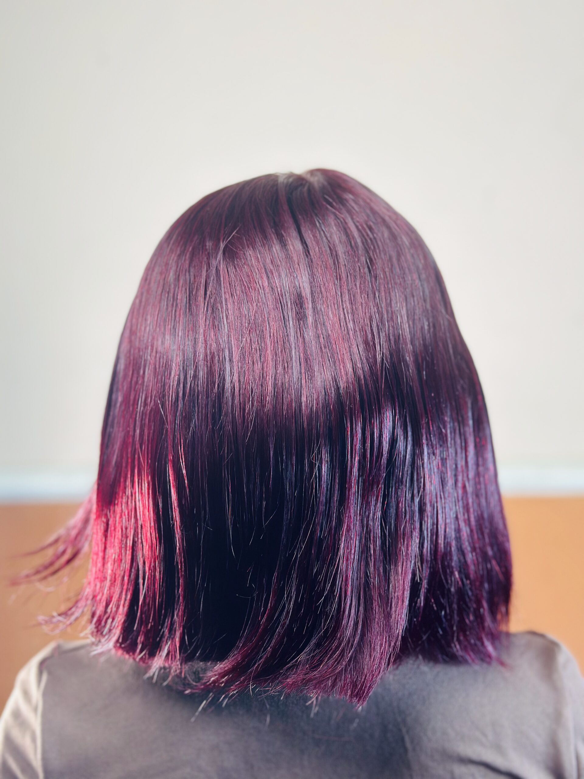 10inch Burgundy Bob Wig