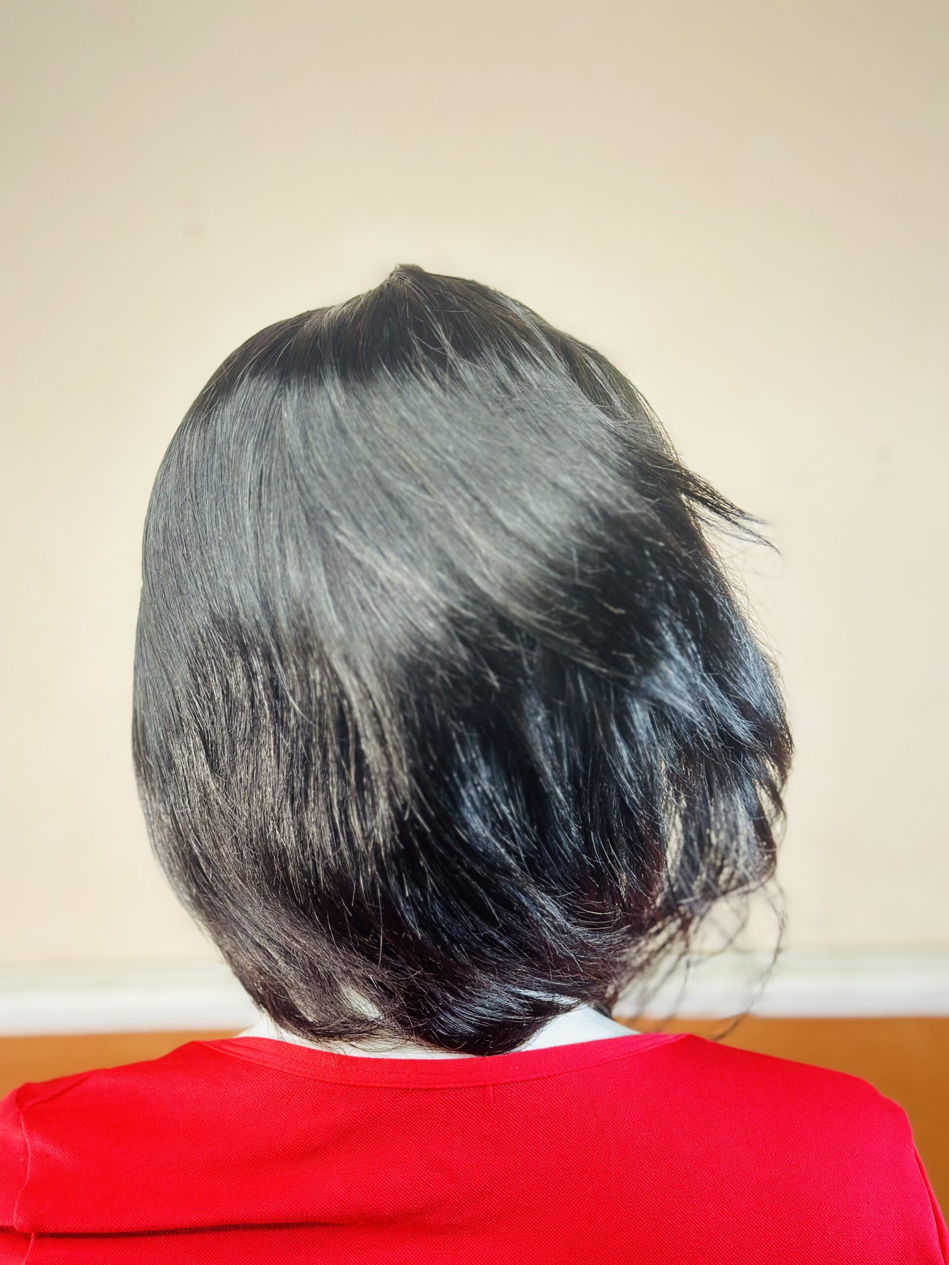 12Inch Black Full Frontal Spiral Curl Hair