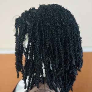 14inch Black Synthetic Hair Dreadlock Wig
