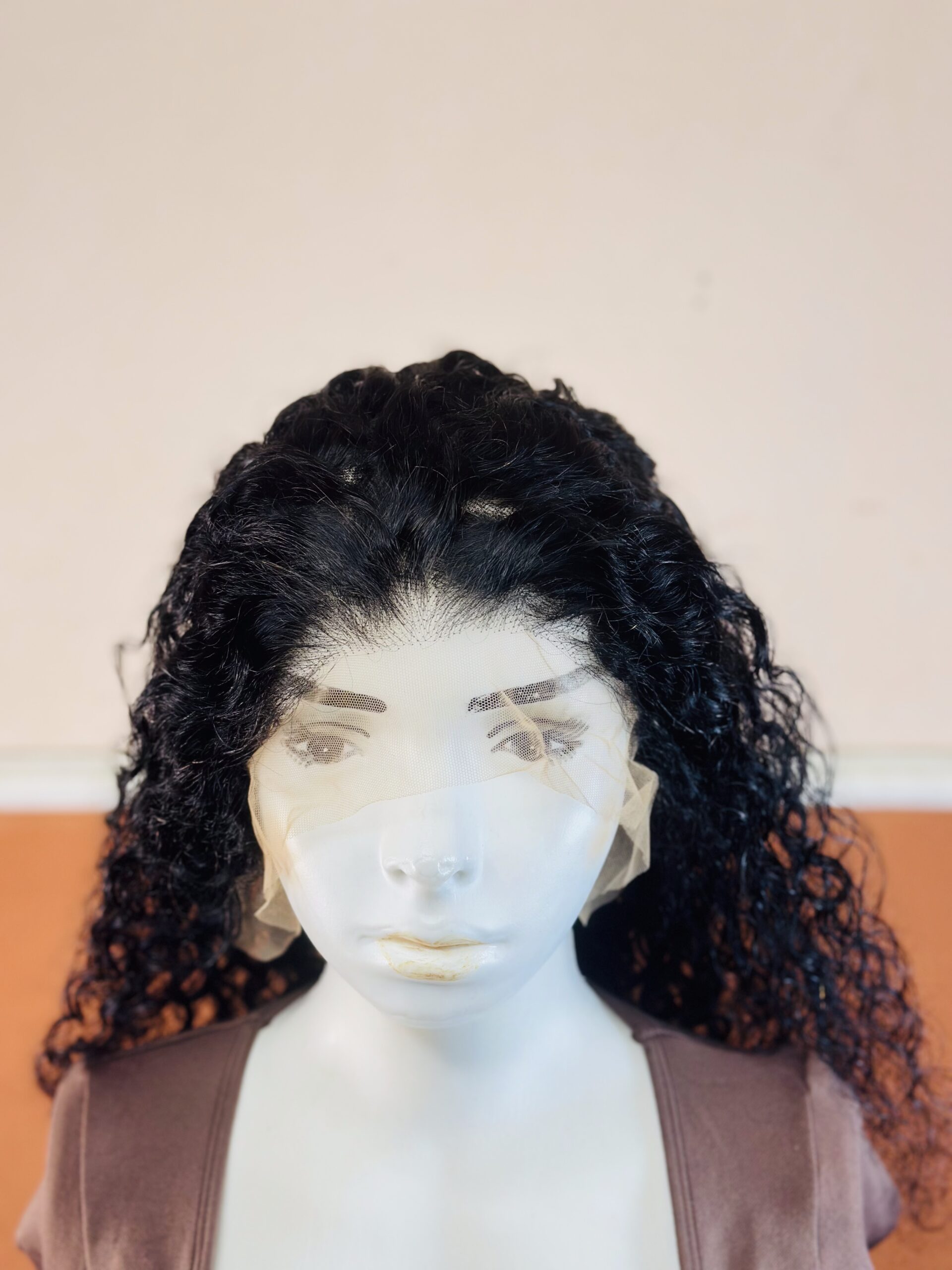 15inch Frull Frontal Curly Hair