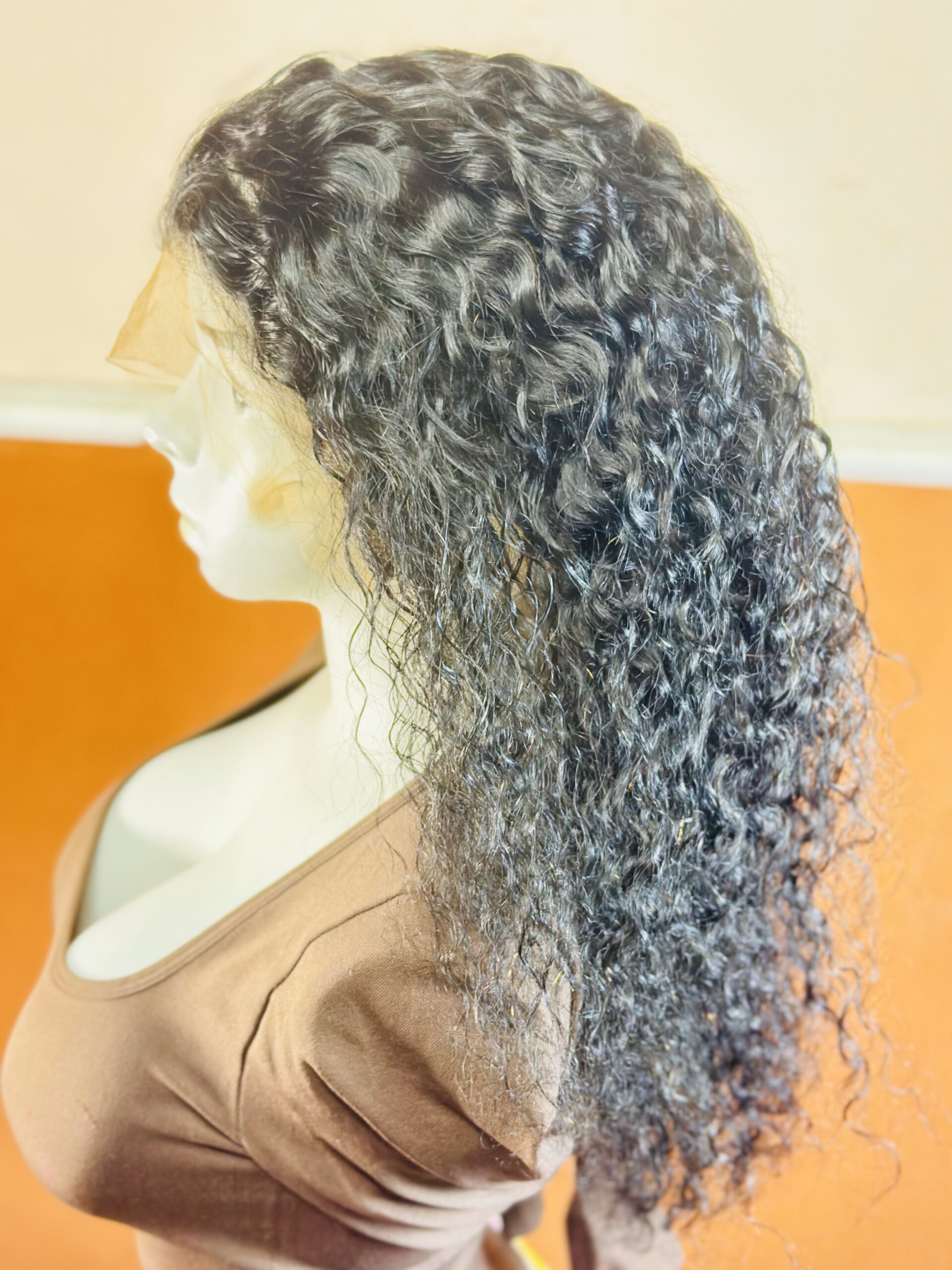 15inch Frull Frontal Curly Hair