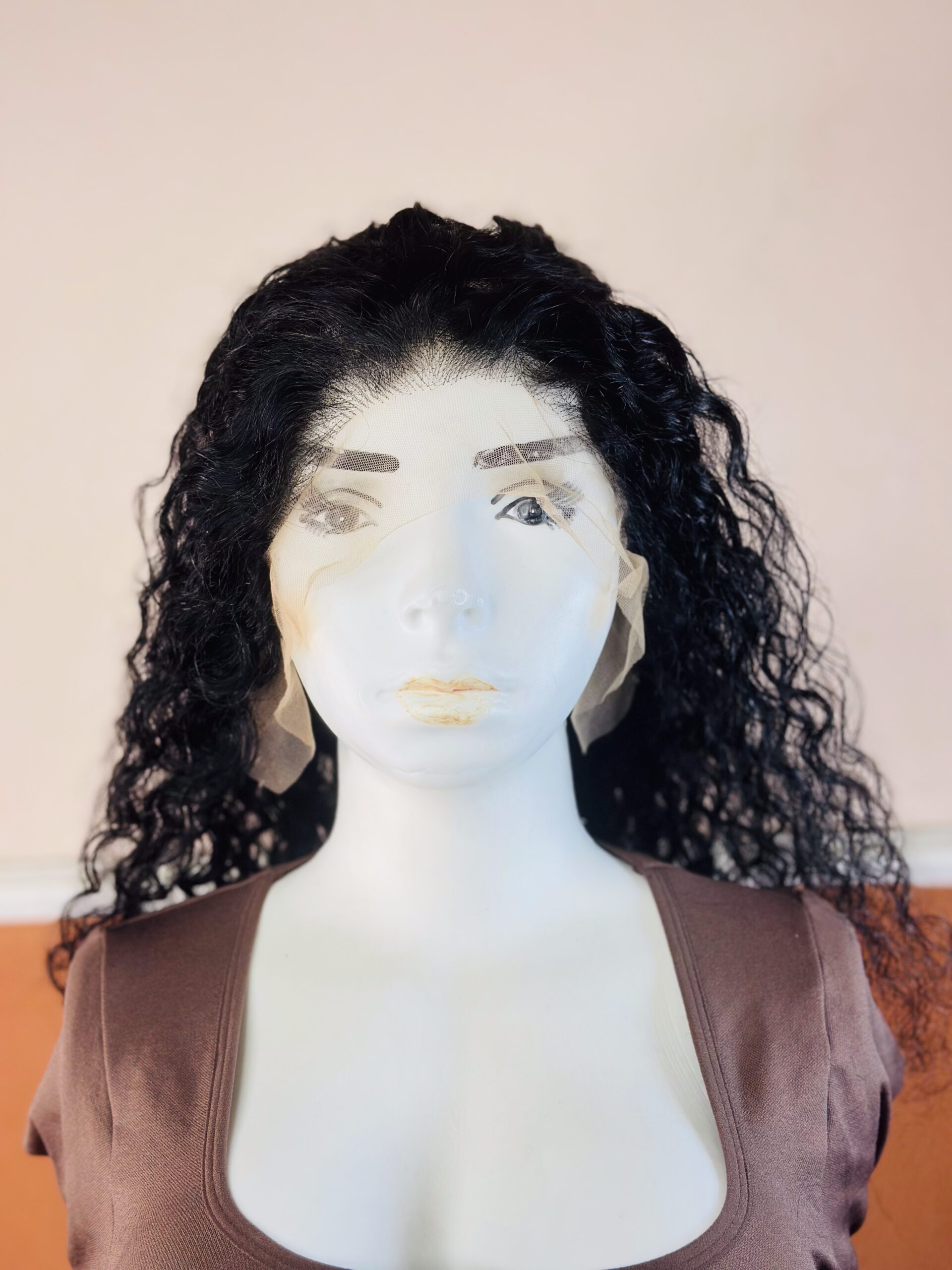 15inch Frull Frontal Curly Hair