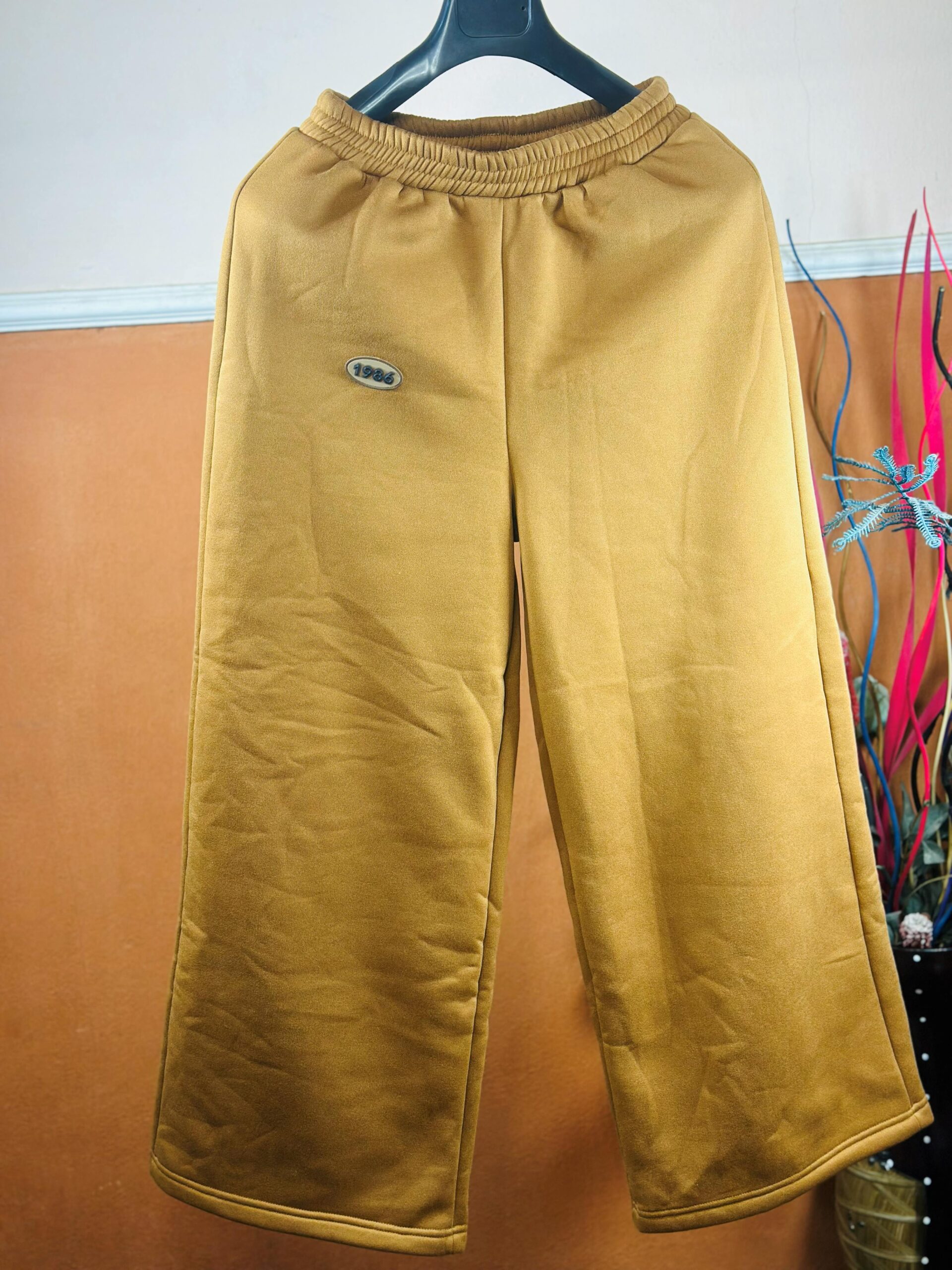 1986 Brown Wide Leg Sweat Pant