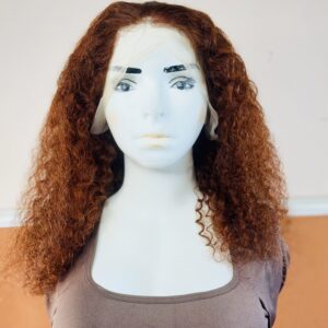 20inch Lace Front Blunt Human Water Wave Wig