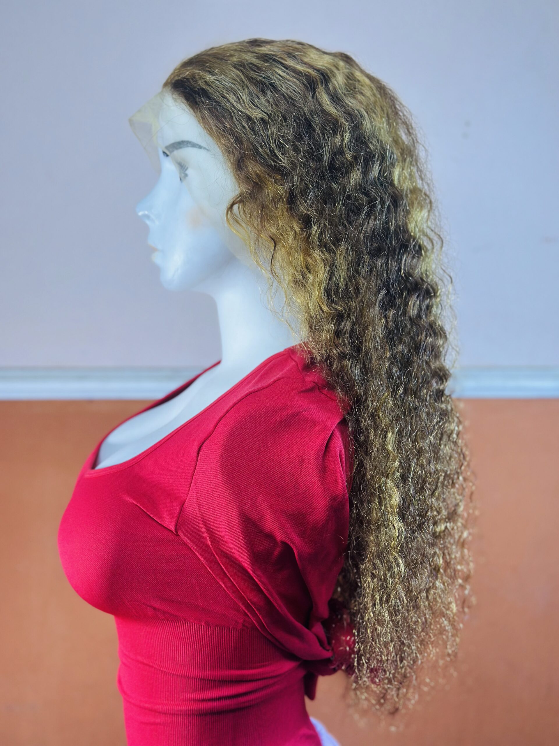 22inch Deep Waving Piano Full Closure Wig