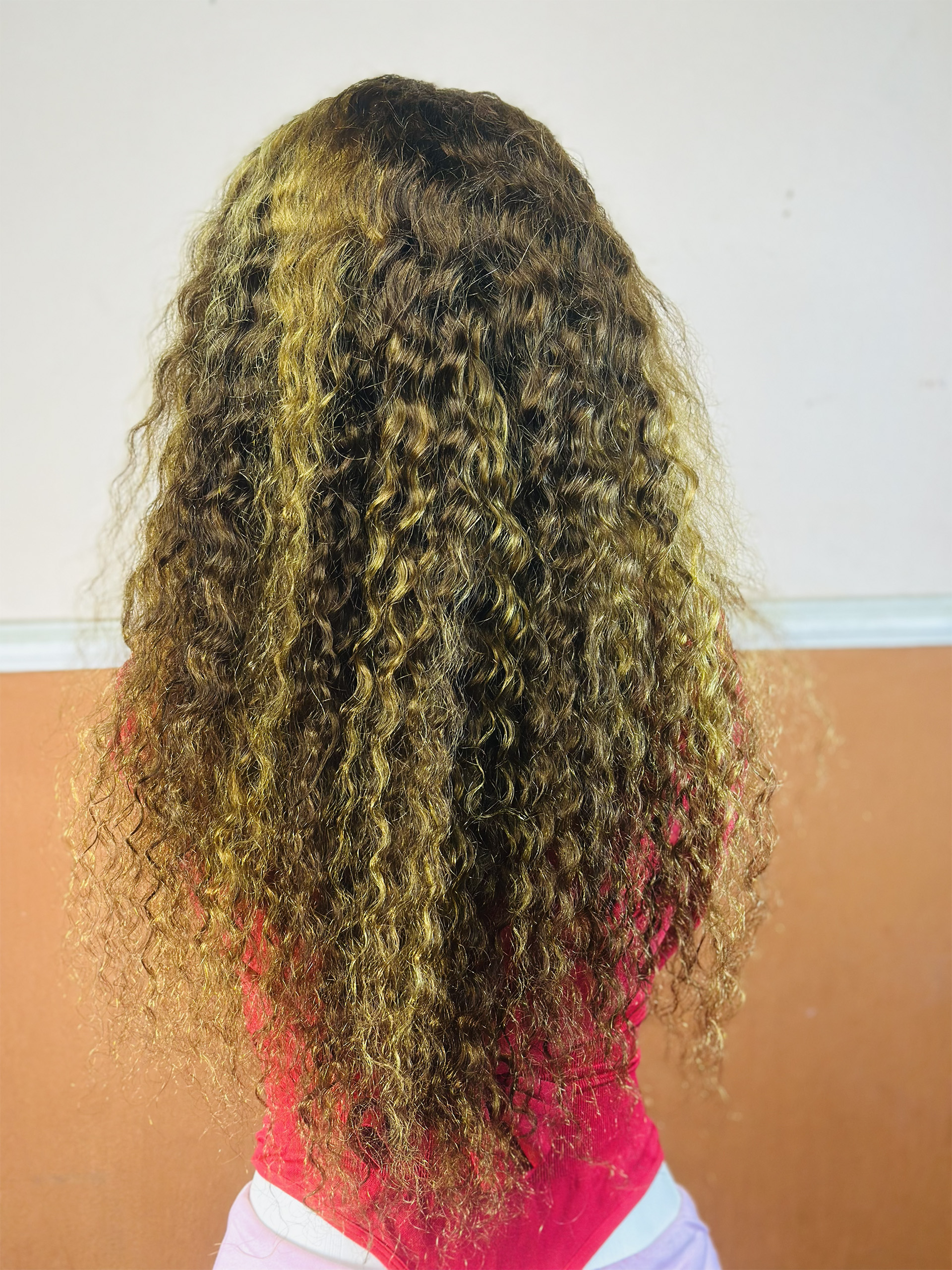 22inch Deep Waving Piano Full Closure Wig 1