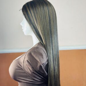26inch Piano Straight Human Hair Blend