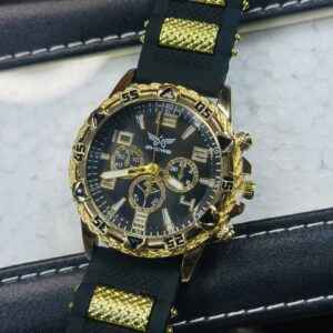 3 Luxury black Gold zhowe Men Quartz wristwatch