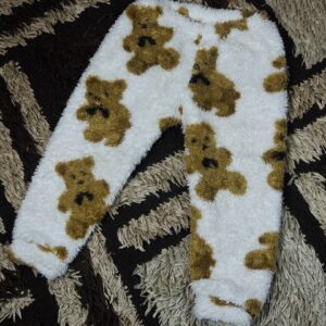 3 to 5 years children fleece brown brear sweat suit