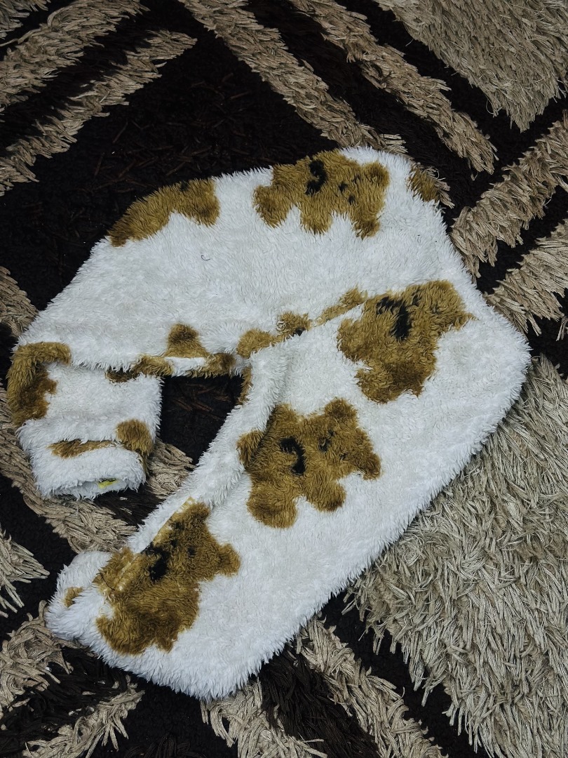 3 to 5 years children fleece brown brear sweat suit