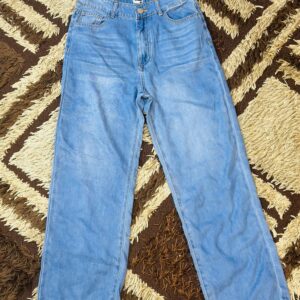 Light Blue Denim Baggy Fit Jeans