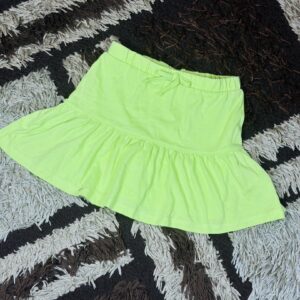 4 to 5 years children Mint Green Scooter skirt with Undershorts