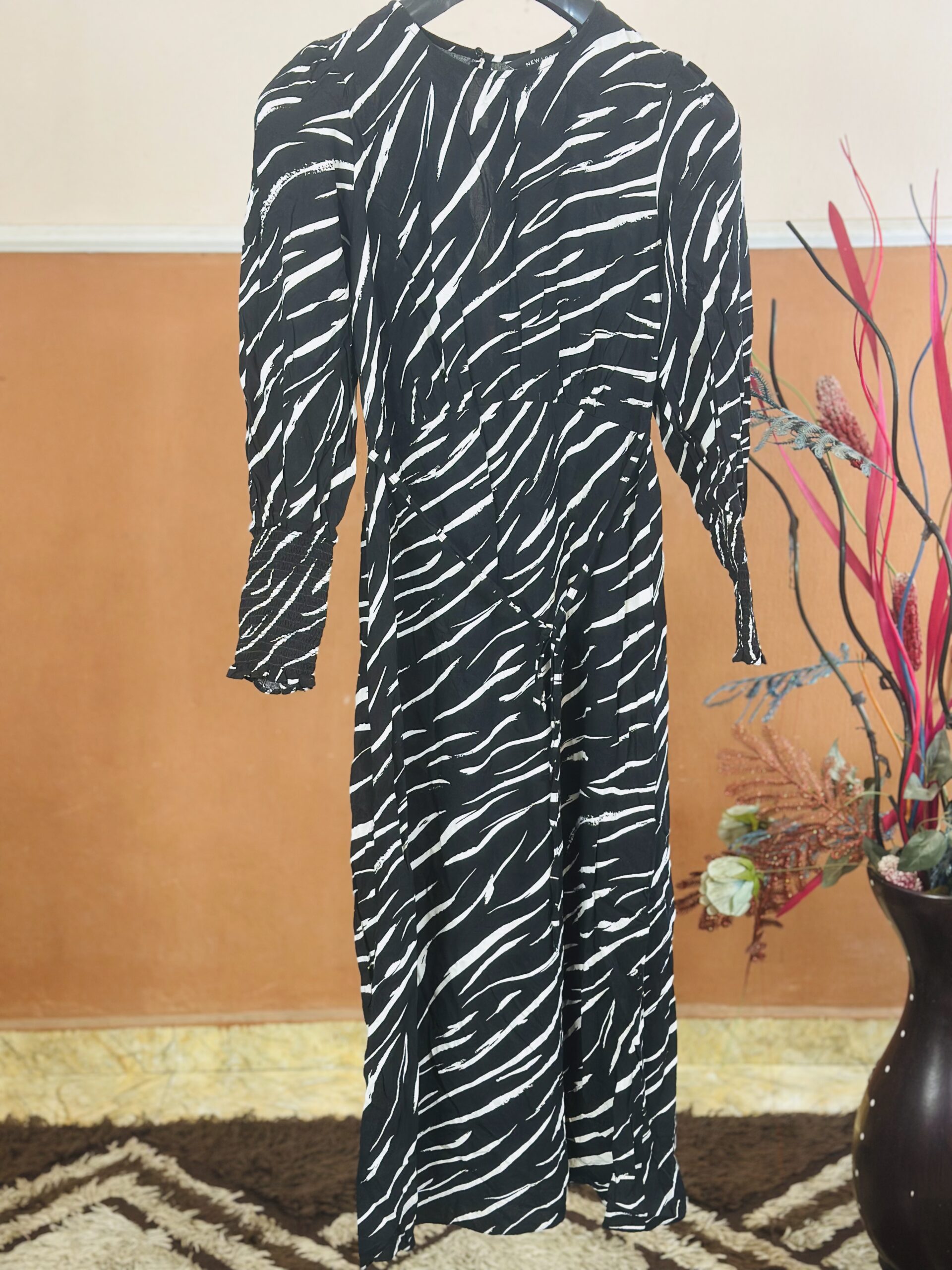 40 Cheetah Print Winter Dress