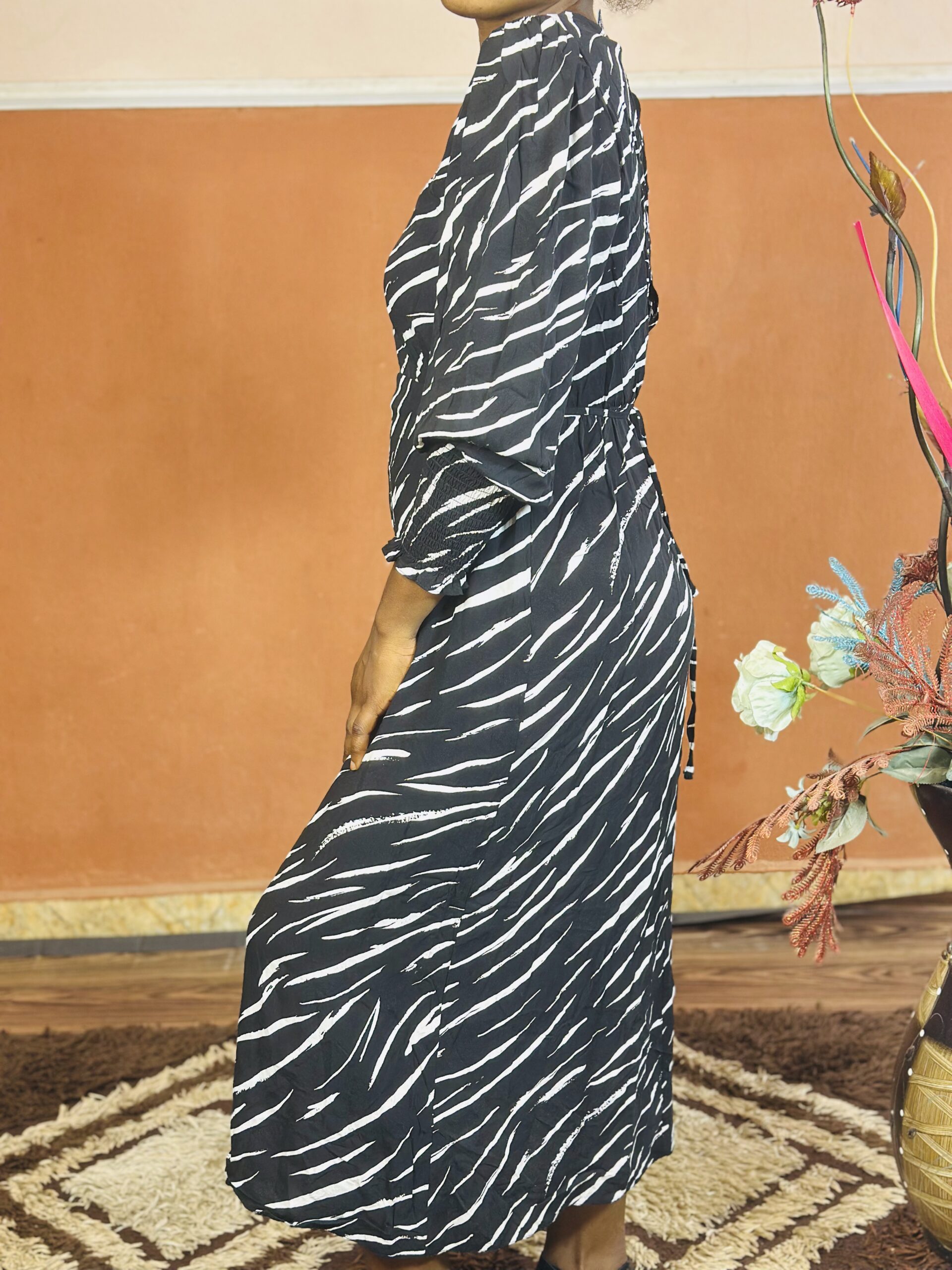 40 Cheetah Print Winter Dress