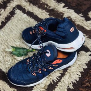43 Obsidian Blue and Orange Nike Air Max Plus TN Sneakers
