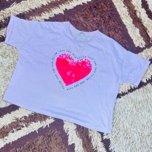 9 to 11 years Pink Shortsleeve Cutton Crop Top