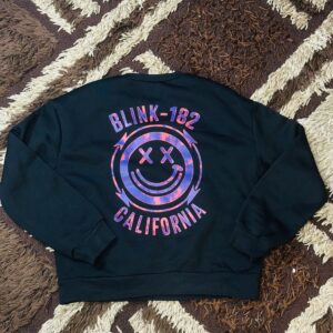 Black Blink 182 Hoodie Sweater