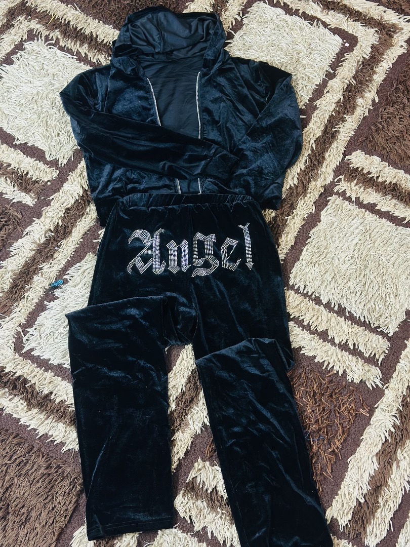 Black Cardigan and Joggers