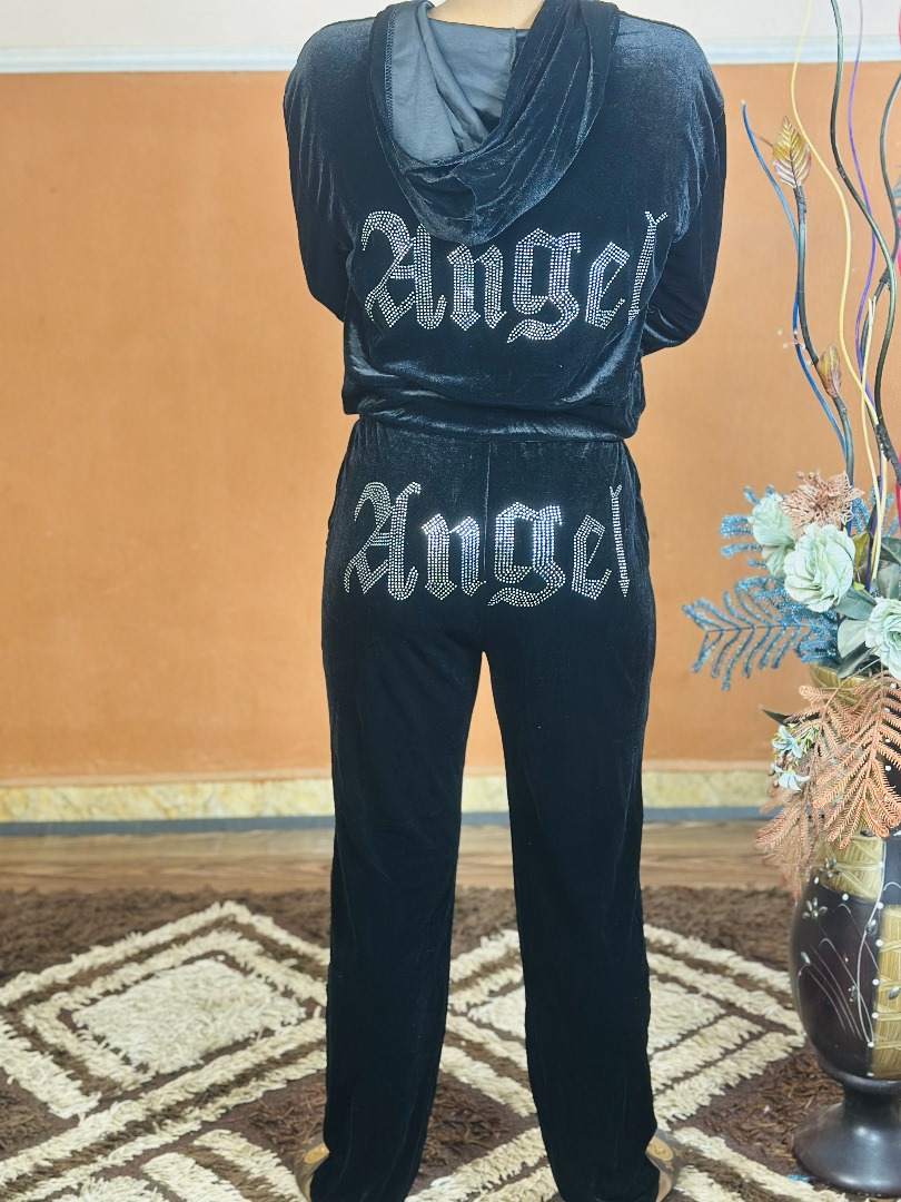 Black Cardigan and Joggers