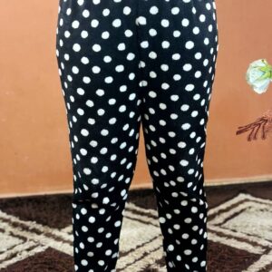 Black and White Polka Dot Pants