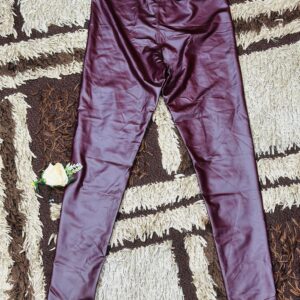 Burgundy Fashion Nova Mini Faux Leather 1