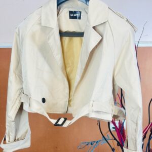 Flex Supply Ginger cropped Trench Style Jacket