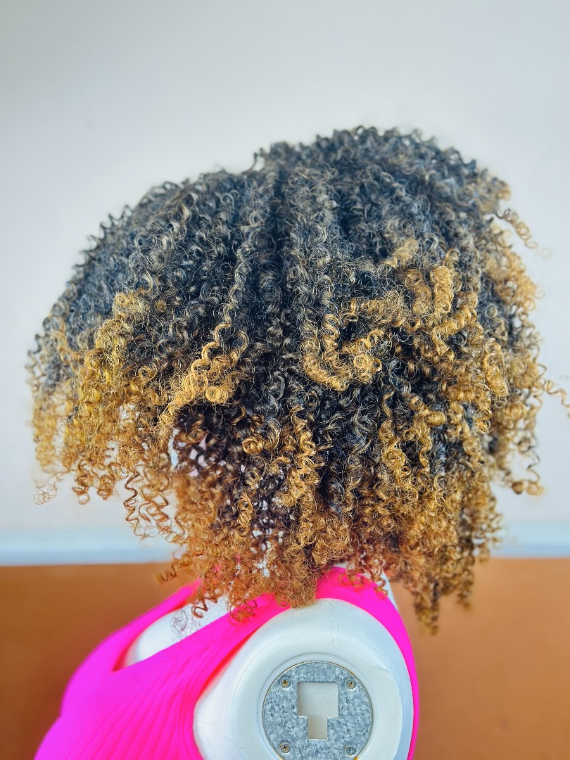 Wig Type Curl Wig with Fringe