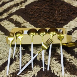 Golden Dinnerware Set