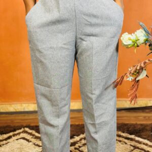 Grey Office Quater Pant