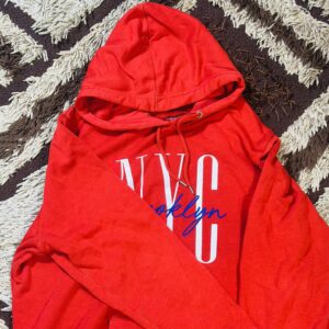NYC Brooklyn Red Hoodie